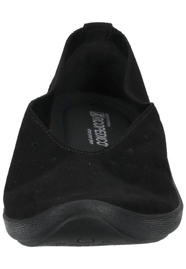 ARCOPEDICO Slipper Lederimitat Schwarz