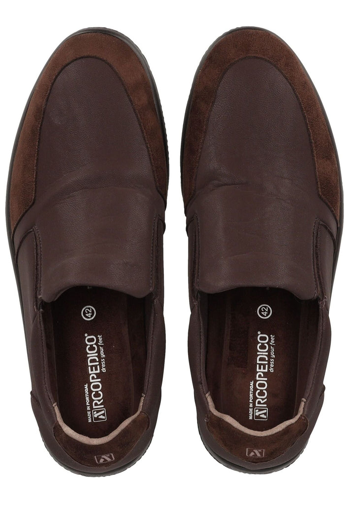 ARCOPEDICO Slipper Textil Dunkelbraun