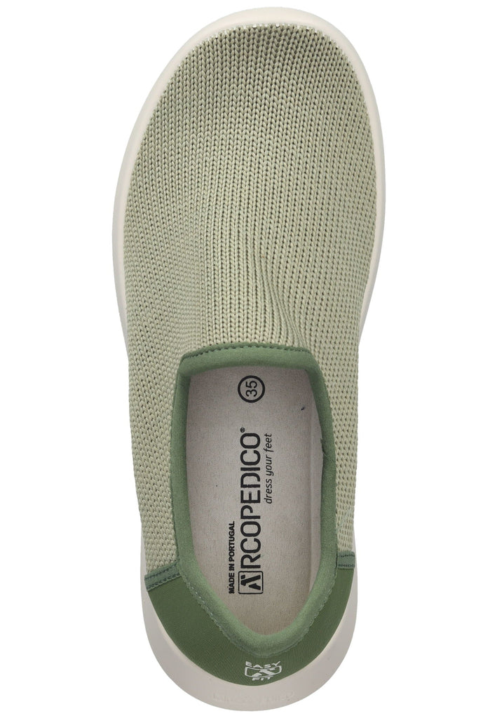 ARCOPEDICO Slipper Textil Grün