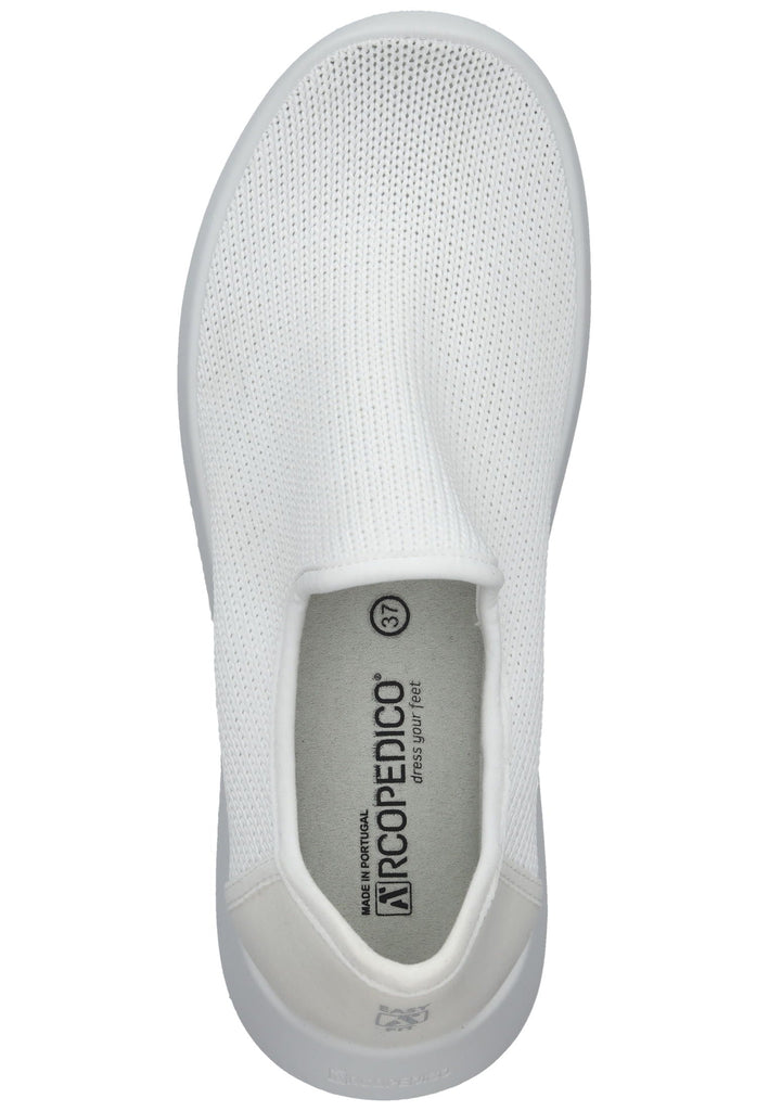 ARCOPEDICO Slipper Textil Weiß