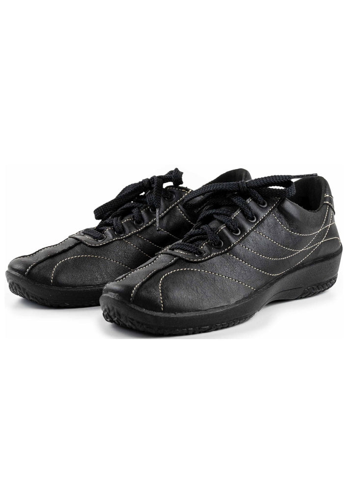 ARCOPEDICO Sneaker Lederimitat Schwarz