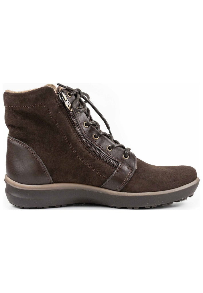 ARCOPEDICO Stiefelette Leder/Textil Chocolate Warmfutter