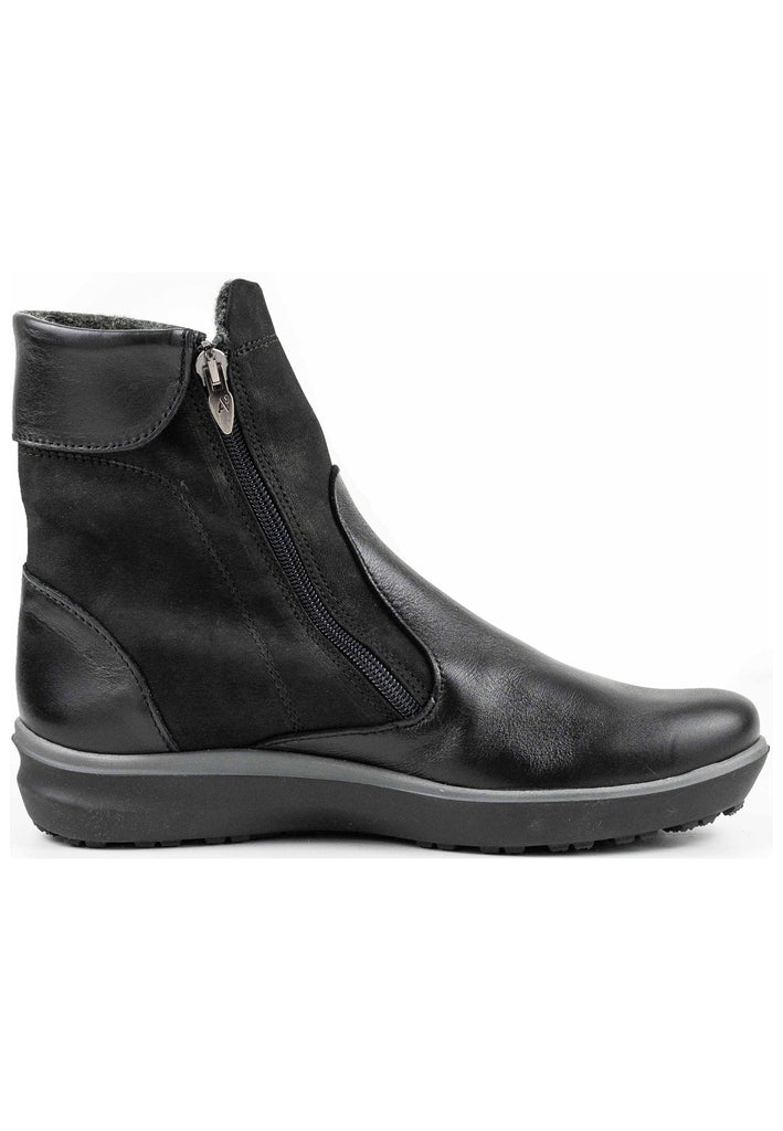 ARCOPEDICO Stiefelette Leder/Textil Schwarz Warmfutter