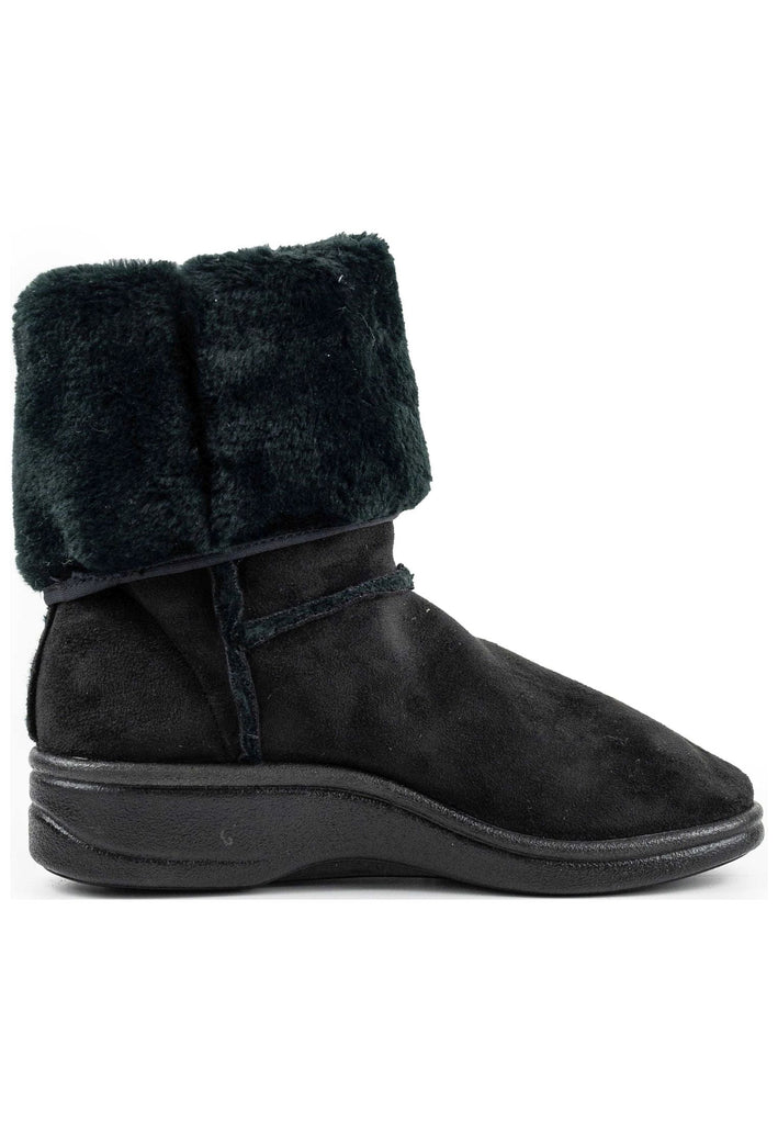 ARCOPEDICO Stiefelette Lederimitat Black Warmfutter