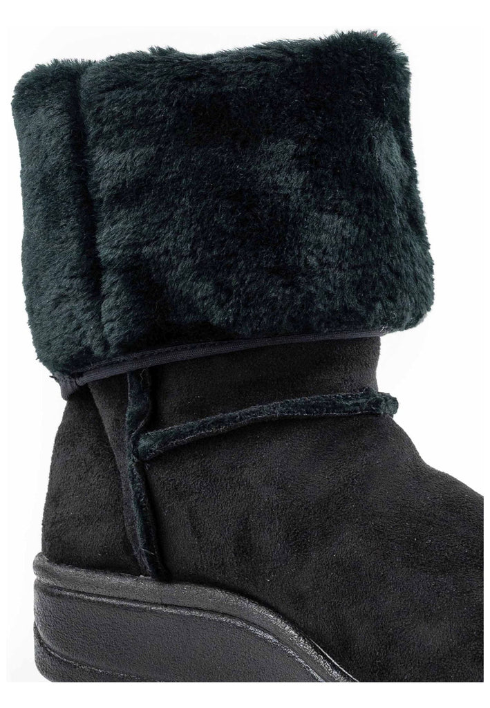 ARCOPEDICO Stiefelette Lederimitat Black Warmfutter