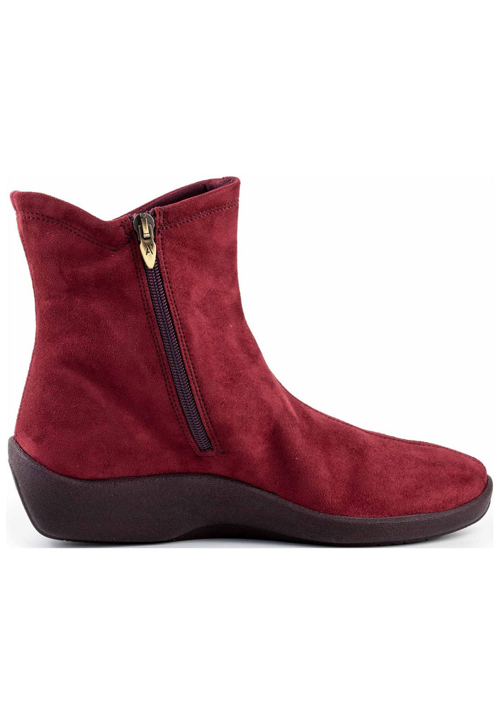ARCOPEDICO Stiefelette Lederimitat Bordeaux