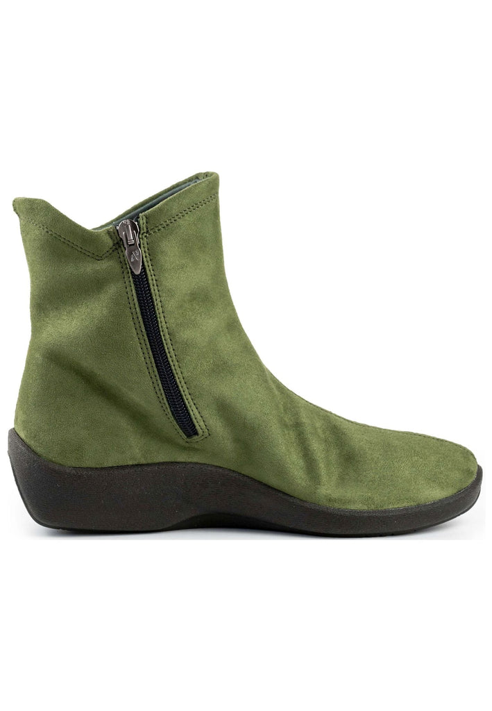 ARCOPEDICO Stiefelette Lederimitat Olive