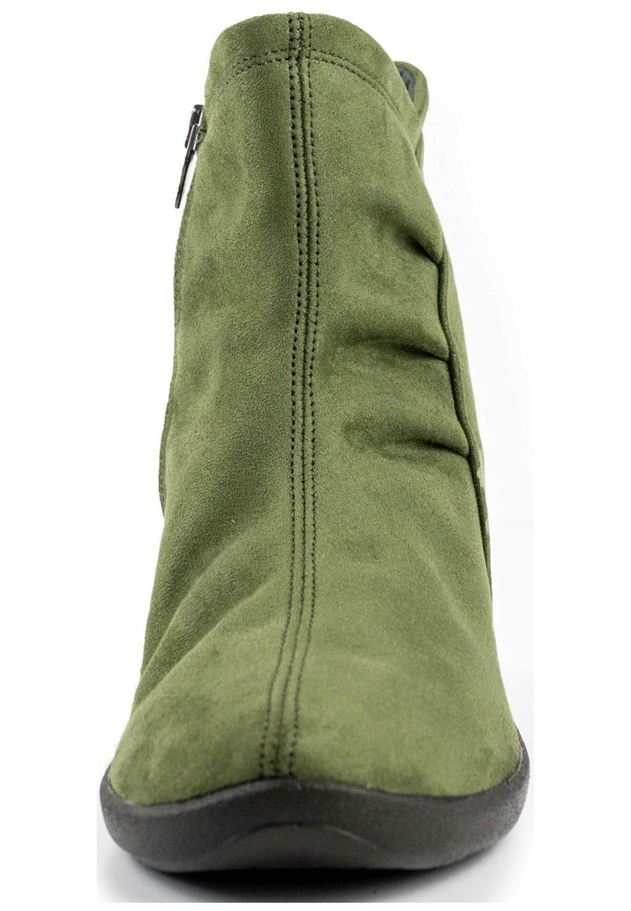 ARCOPEDICO Stiefelette Lederimitat Olive