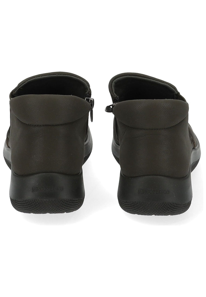 ARCOPEDICO Stiefelette Lederimitat/Textil Khaki