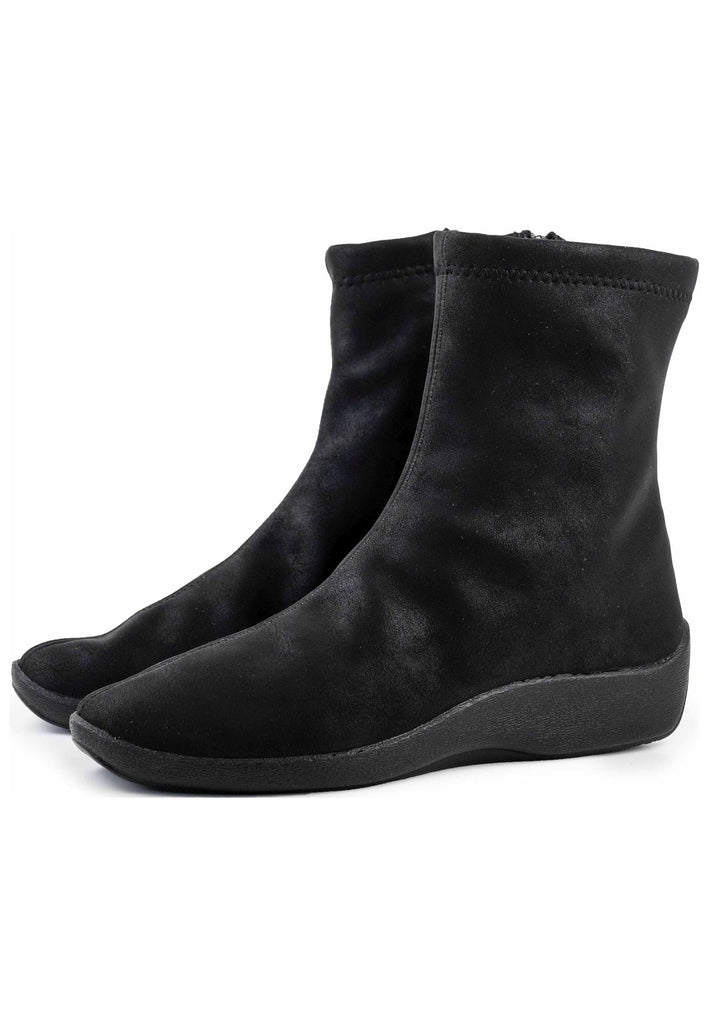 ARCOPEDICO Stiefelette Lederimitat/Textil Schwarz