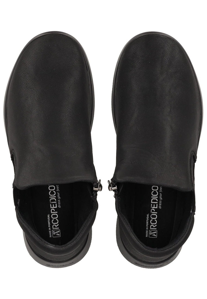 ARCOPEDICO Stiefelette Lederimitat/Textil Schwarz