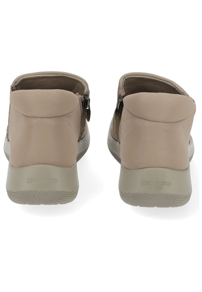 ARCOPEDICO Stiefelette Lederimitat/Textil Taupe