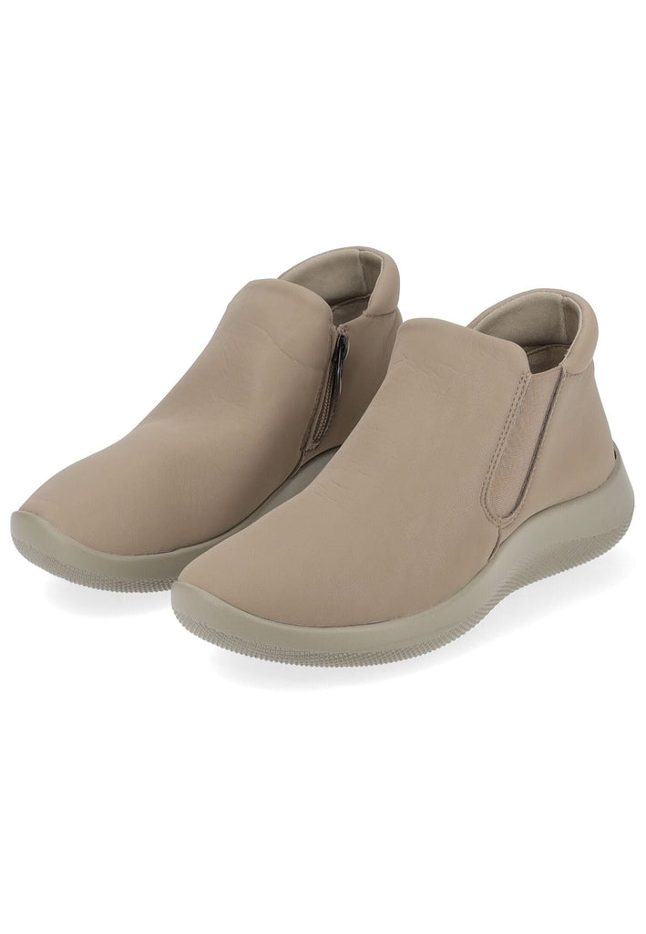 ARCOPEDICO Stiefelette Lederimitat/Textil Taupe