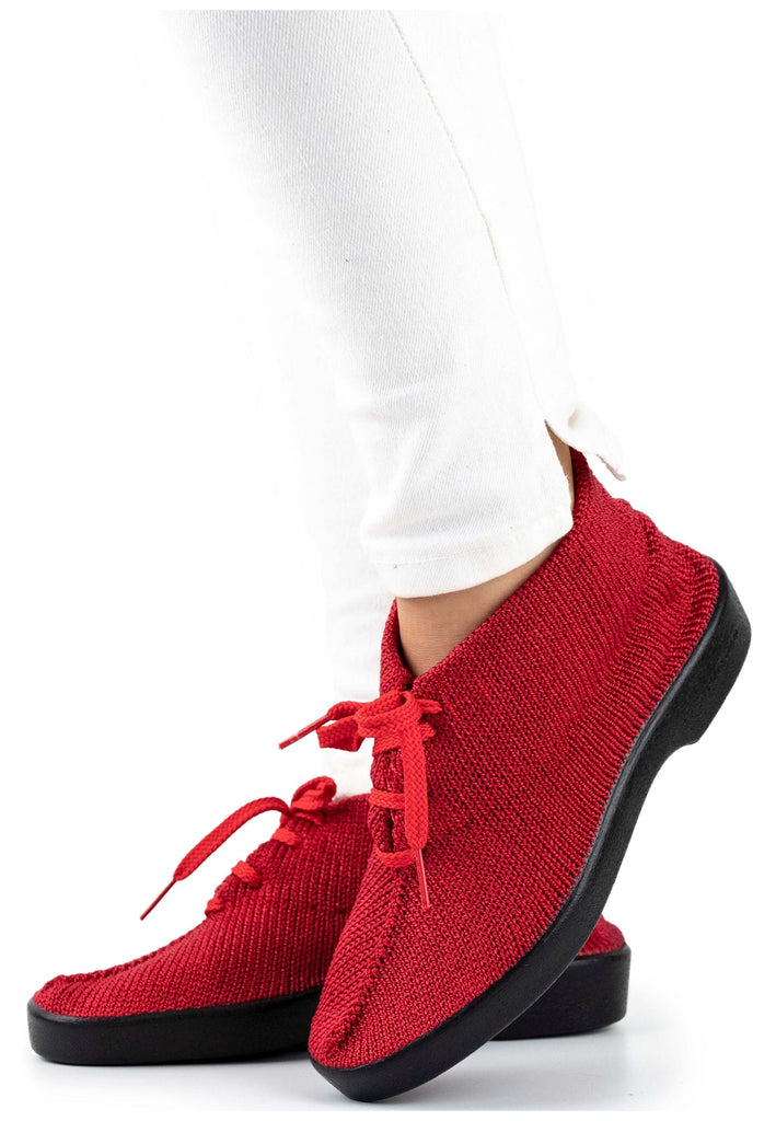 ARCOPEDICO Stiefelette Textil Rot