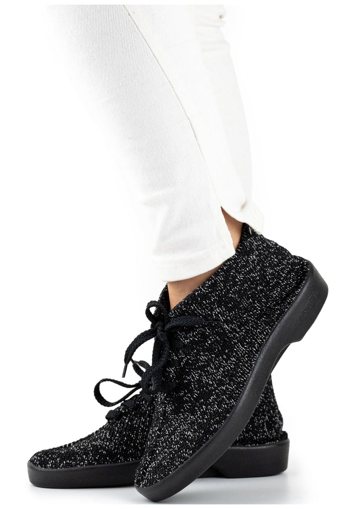 ARCOPEDICO Stiefelette Textil Schwarz/Grau