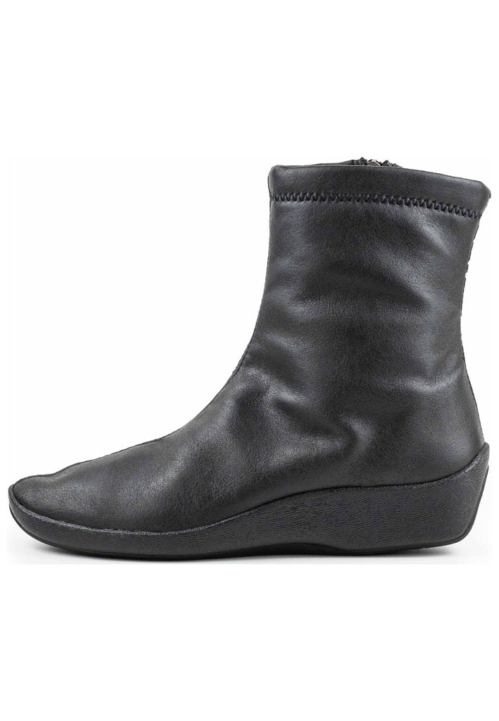 Stiefeletten ARCOPEDICO Stiefelette Lederimitat/Textil Schwarz/Schwarz