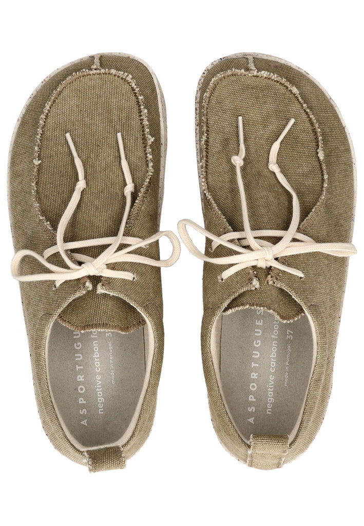 ASPORTUGUESAS Halbschuhe Baumwolle Khaki