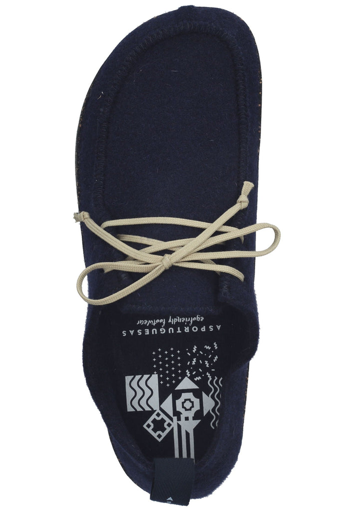 ASPORTUGUESAS Halbschuhe Filz Navy