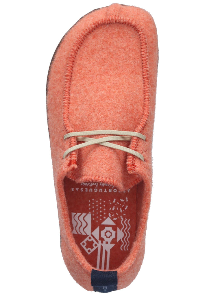 ASPORTUGUESAS Halbschuhe Filz Orange