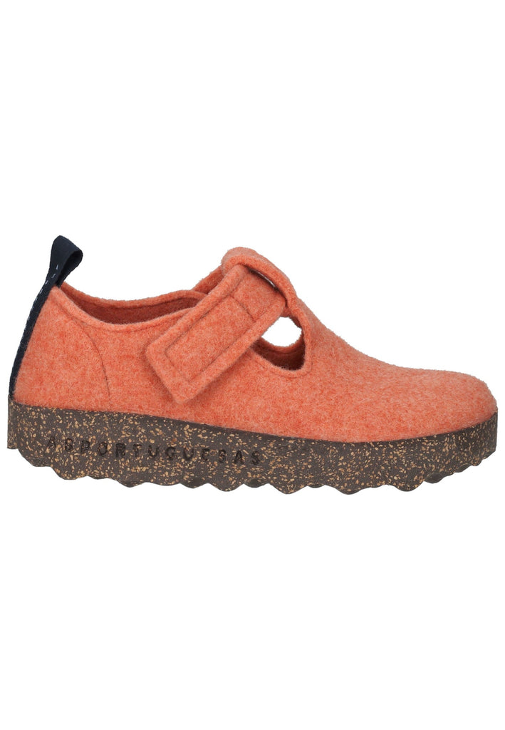 ASPORTUGUESAS Halbschuhe Filz Orange