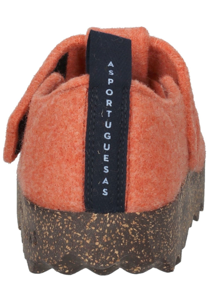 ASPORTUGUESAS Halbschuhe Filz Orange