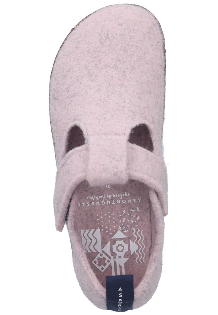 ASPORTUGUESAS Halbschuhe Filz Pink