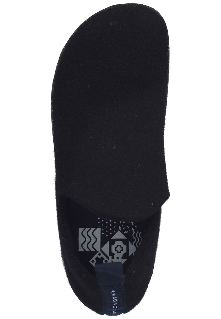 ASPORTUGUESAS Halbschuhe Filz Schwarz