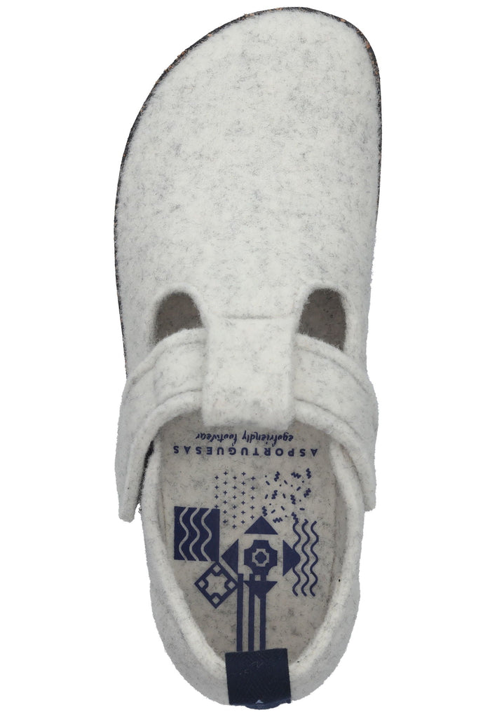 ASPORTUGUESAS Halbschuhe Filz Weiß