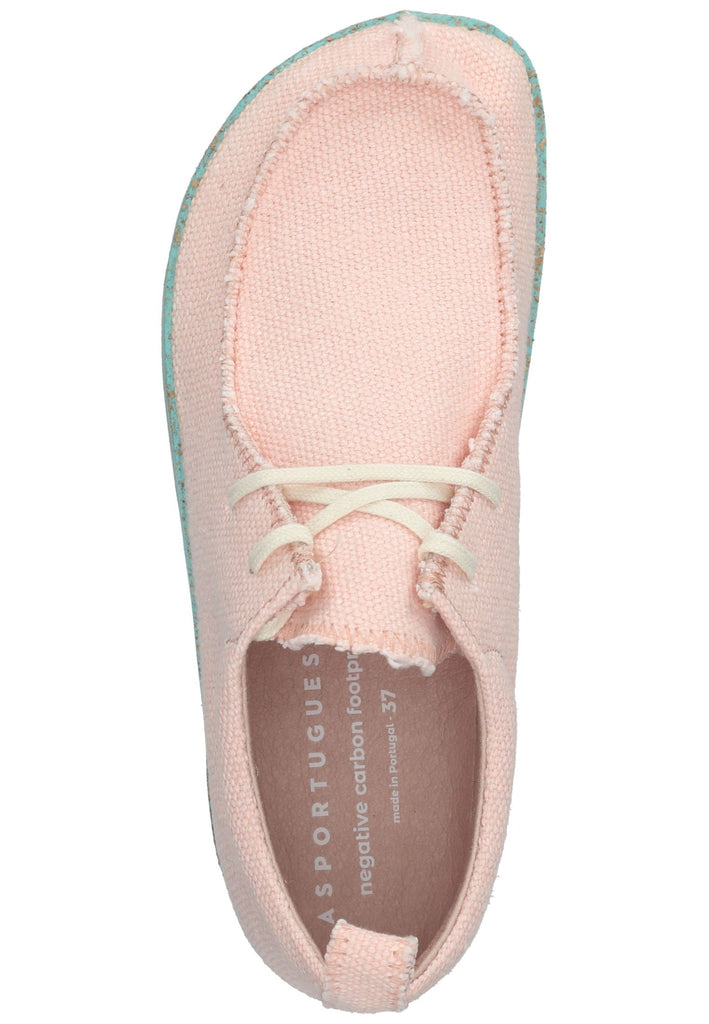 ASPORTUGUESAS Halbschuhe Naturfaser Salmon