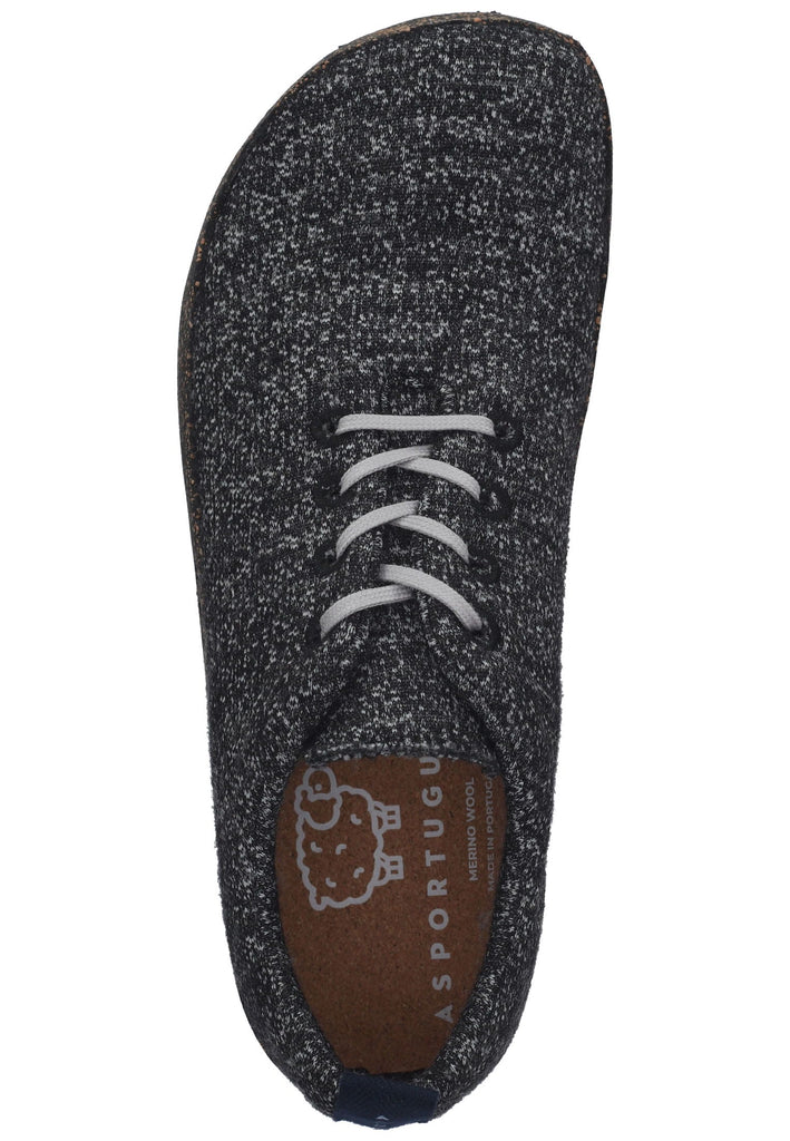 ASPORTUGUESAS Halbschuhe Wolle Schwarz