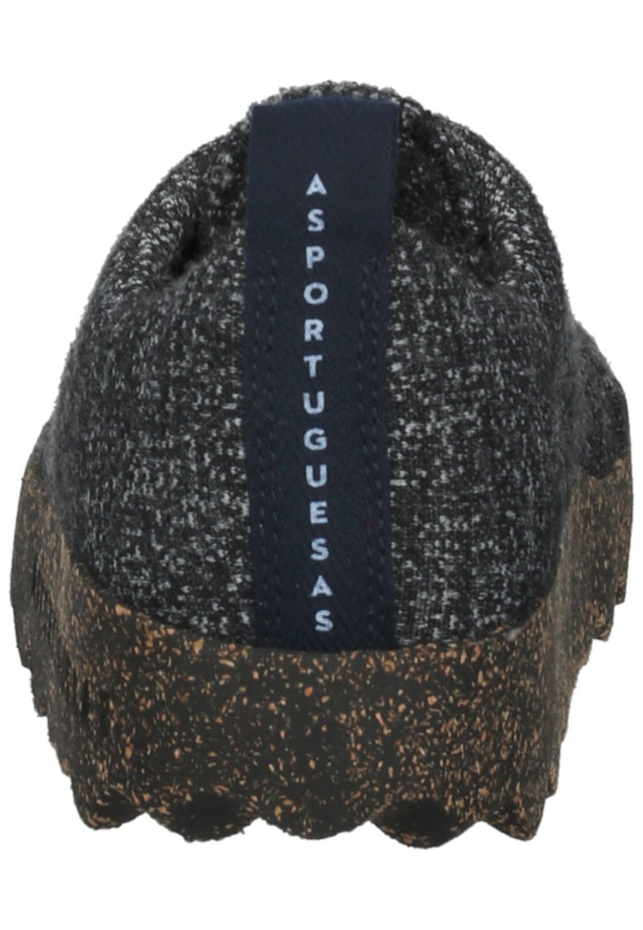 ASPORTUGUESAS Halbschuhe Wolle Schwarz