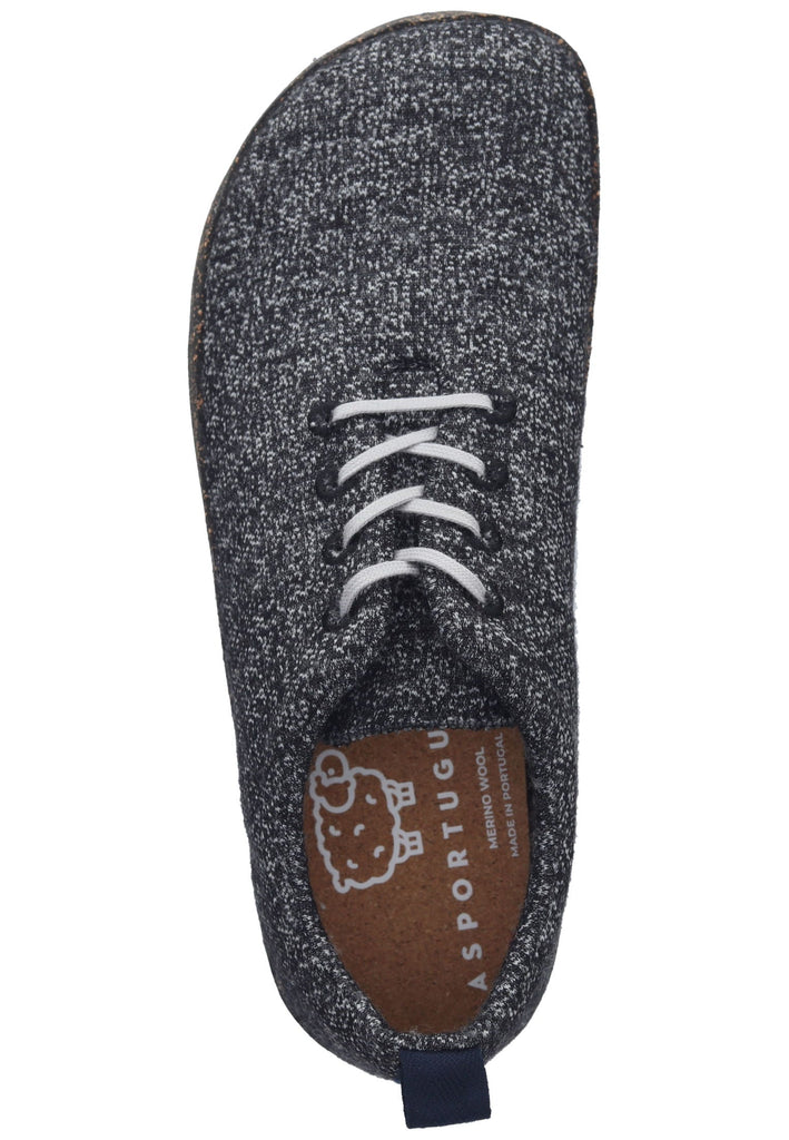 ASPORTUGUESAS Halbschuhe Wolle Schwarz