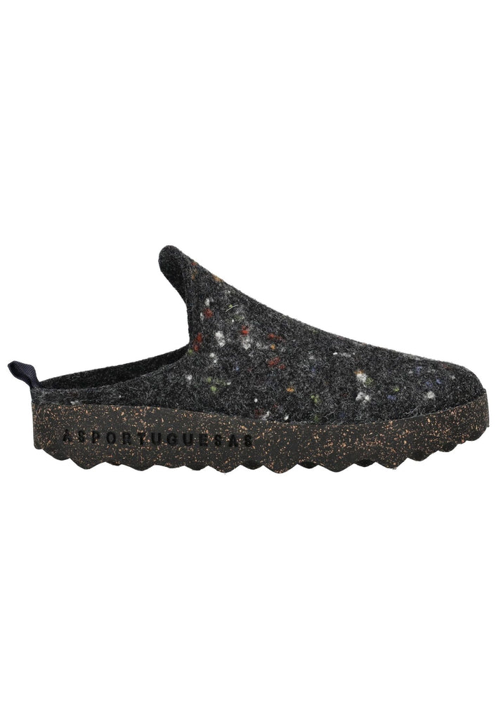 ASPORTUGUESAS Hausschuhe Filz Anthracite