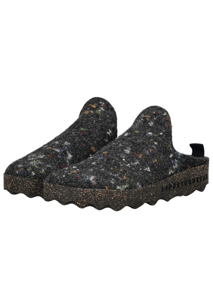 ASPORTUGUESAS Hausschuhe Filz Anthracite