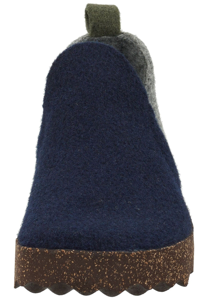 ASPORTUGUESAS Hausschuhe Filz Blau