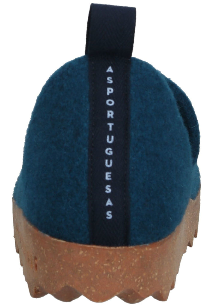 ASPORTUGUESAS Hausschuhe Filz Blau