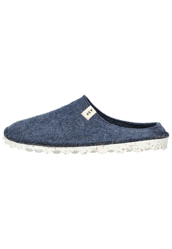 ASPORTUGUESAS Hausschuhe Filz Blau
