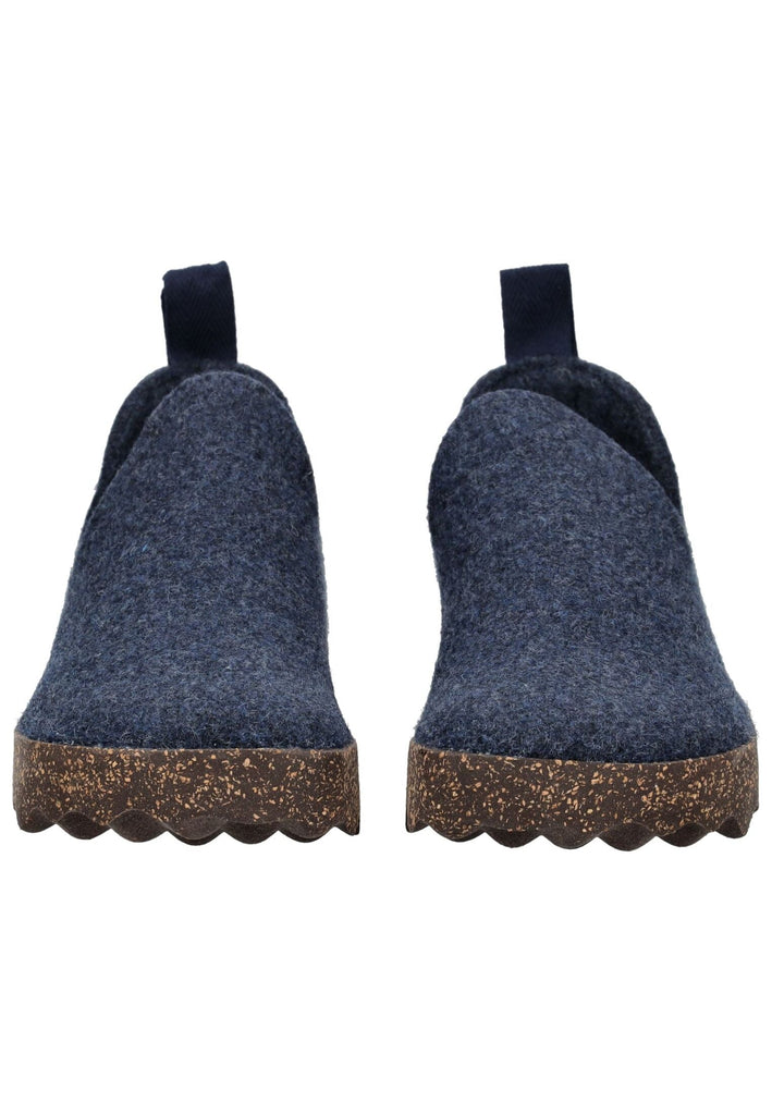 ASPORTUGUESAS Hausschuhe Filz Blau