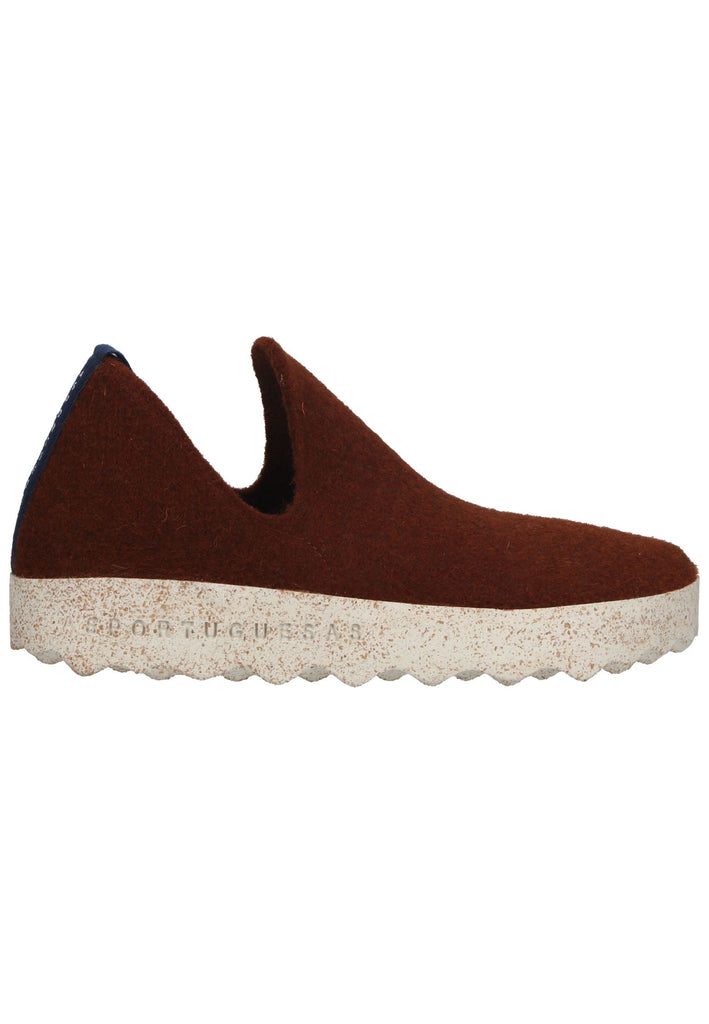 ASPORTUGUESAS Hausschuhe Filz Braun