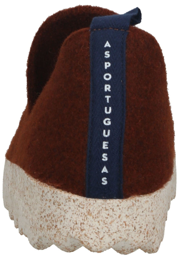 ASPORTUGUESAS Hausschuhe Filz Braun