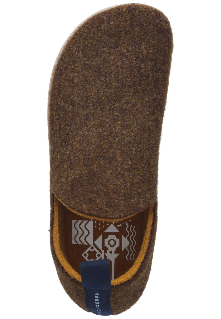 ASPORTUGUESAS Hausschuhe Filz Caramel