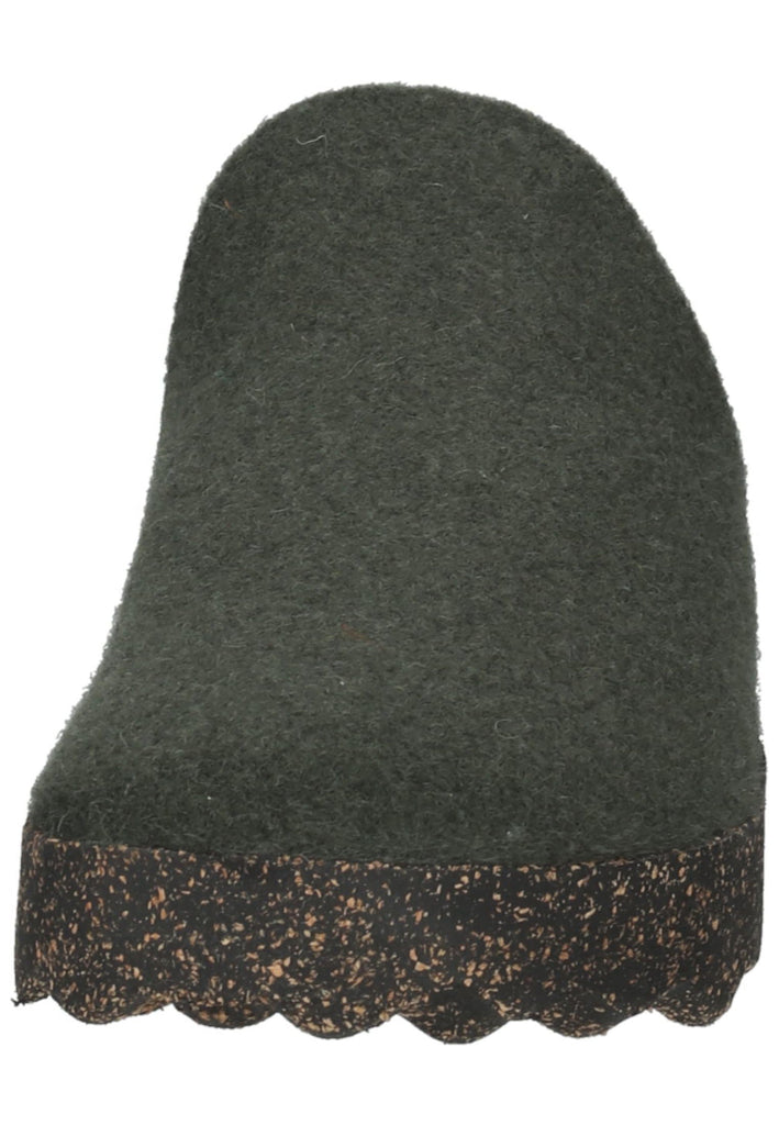 ASPORTUGUESAS Hausschuhe Filz Dunkelgrün