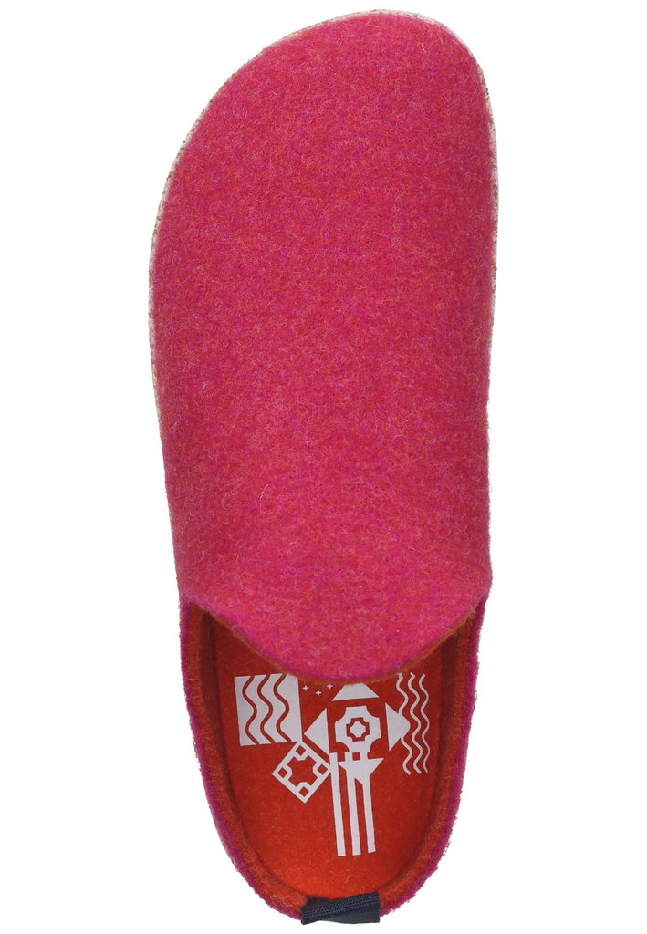ASPORTUGUESAS Hausschuhe Filz Fuchsia