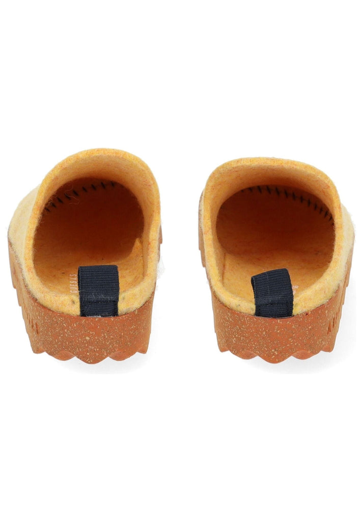 ASPORTUGUESAS Hausschuhe Filz Gelb