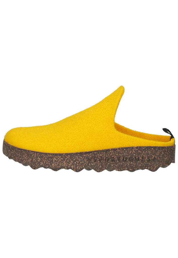 ASPORTUGUESAS Hausschuhe Filz Gelb