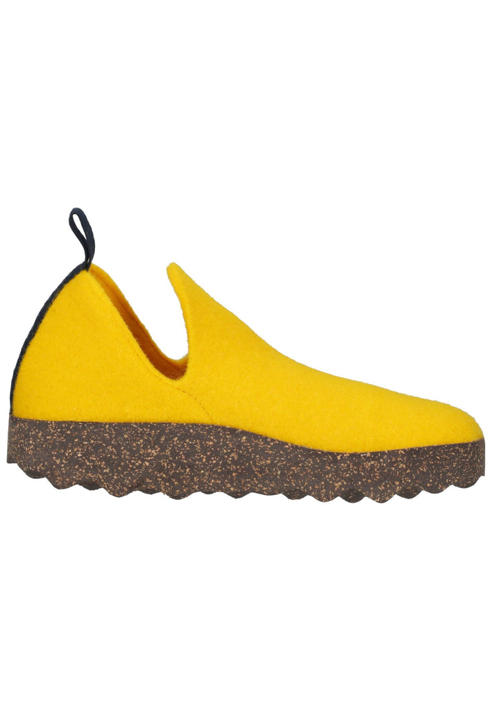 ASPORTUGUESAS Hausschuhe Filz Gelb