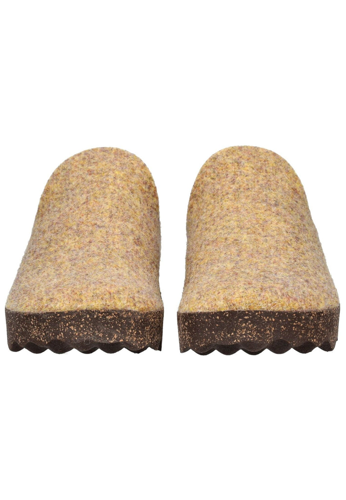 ASPORTUGUESAS Hausschuhe Filz Gelb