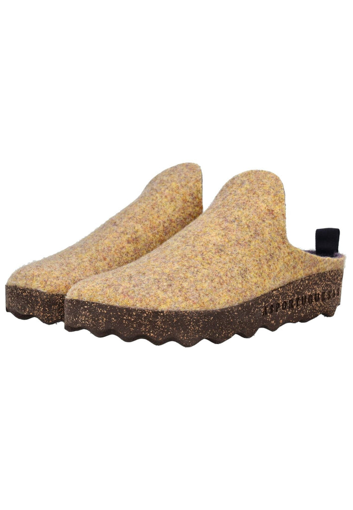 ASPORTUGUESAS Hausschuhe Filz Gelb