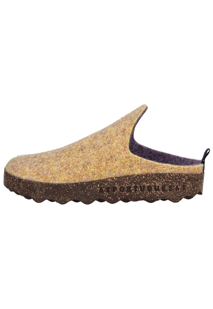 ASPORTUGUESAS Hausschuhe Filz Gelb