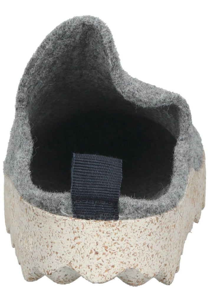 ASPORTUGUESAS Hausschuhe Filz Grau